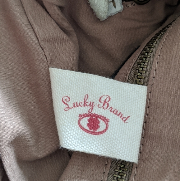 Lucky Brand cream leather boho slouch shoulder bag - Picture 4 of 5